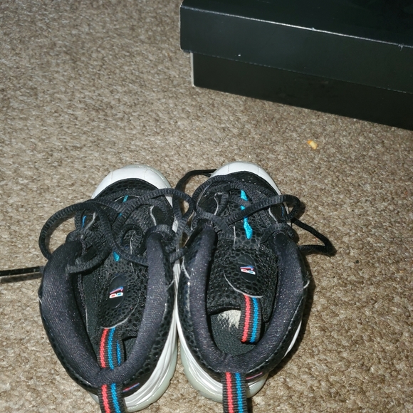 Nike Little Posite Pro TD  white/ Blue Hero-Red - Picture 4 of 4